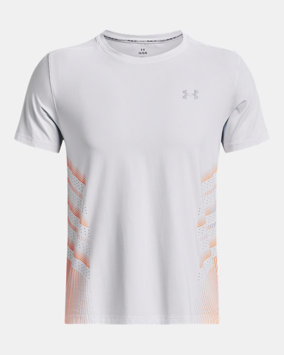 Men's UA Iso-Chill Laser Heat Short Sleeve in White image number 6